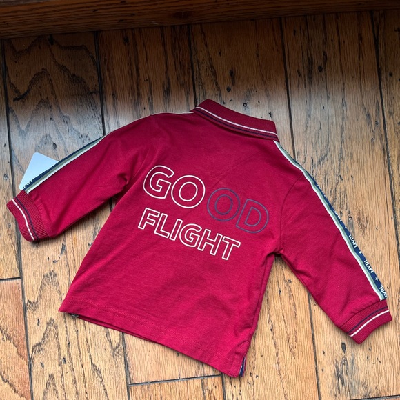Baby boys 6 month long sleeve polo BNWT - Picture 2 of 3